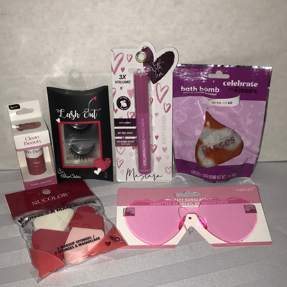 Makeup Brush Set - Pink and White